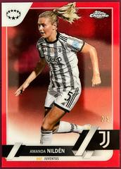 Amanda Nilden [Red] #67 Soccer Cards 2022 Topps Chrome UEFA Women's Champions League Prices