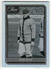 Babe Ruth [Holo Silver] Baseball Cards 2022 Panini Three and Two Prices