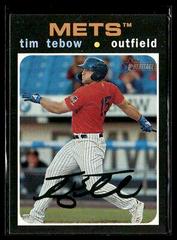 Tim Tebow #131 Baseball Cards 2020 Topps Heritage Minor League Prices
