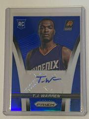 T.J. Warren #12 Basketball Cards 2014 Panini Prizm Rookie Autographs Blue Prices
