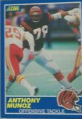 Anthony Munoz Football Cards 1989 Panini Score Prices