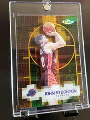 John Stockton [Gold Refractor] Basketball Cards 2000 Finest Prices