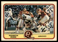 Washington Redskins [Ambushed] Football Cards 1981 Fleer Team Action Prices