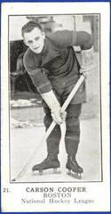 Carson Cooper #21 Hockey Cards 1924 V145-2 Prices