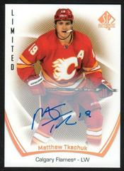 Matthew Tkachuk Hockey Cards 2021 SP Authentic Signatures Prices