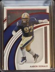 Aaron Donald [Ruby] #28 Football Cards 2022 Panini Immaculate Collegiate Prices