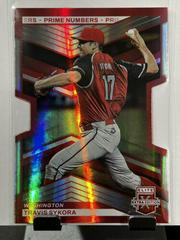 Travis Sykora [Prime Numbers A Die-Cut] #142 Baseball Cards 2023 Panini Elite Extra Edition Prices