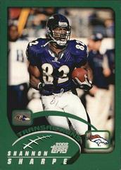 Shannon Sharpe #6 Football Cards 2002 Topps Prices