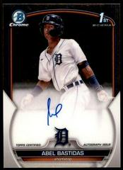 Abel Bastidas Baseball Cards 2023 Bowman Chrome Prospect Autographs Prices