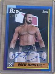 Drew McIntyre [Blue] #A-DM Wrestling Cards 2021 Topps Heritage WWE Autographs Prices
