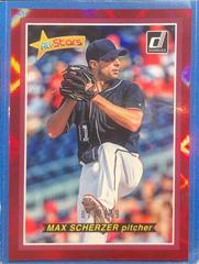Max Scherzer [Red] #AS10 Baseball Cards 2018 Panini Donruss All Stars Prices