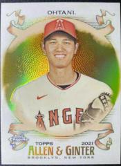 Shohei Ohtani [Gold Refractor] #25 Baseball Cards 2021 Topps Allen & Ginter Chrome Prices