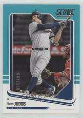 Aaron Judge [Teal] #5 Baseball Cards 2018 Panini Chronicles Score Prices
