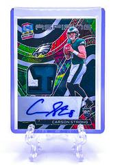 Carson Strong [Meta] Football Cards 2022 Panini Spectra Aspiring Patch Autographs Prices