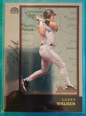 Larry Walker #23 Baseball Cards 1998 Bowman International Prices