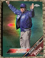 Tom Watson [Green Refractor] Baseball Cards 2016 Topps Chrome First Pitch Prices