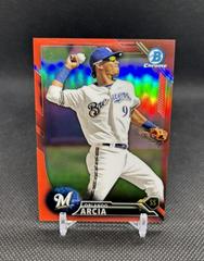 Orlando Arcia [Chrome Red Refractor] #BCP2 Baseball Cards 2016 Bowman Prospects Prices