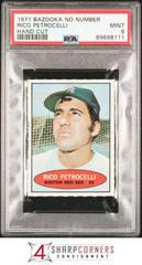Rico Petrocelli [Hand Cut] Baseball Cards 1971 Bazooka No Number Prices