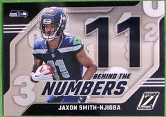 Jaxon Smith-Njigba [Silver] #12 Football Cards 2023 Panini Zenith Behind the Numbers Prices