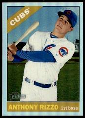 Anthony Rizzo [Chrome Black Refractor] Baseball Cards 2015 Topps Heritage Prices