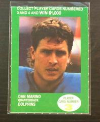 Dan Marino [Rules on Back] #3 Football Cards 1990 British Petroleum Prices