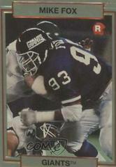 Mike Fox Football Cards 1990 Action Packed Rookie Update Prices