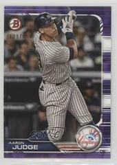 Aaron Judge [Purple] #16 Baseball Cards 2019 Bowman Prices
