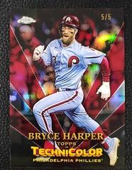 Bryce Harper [Red] #TT-24 Baseball Cards 2023 Topps Chrome in Technicolor Prices