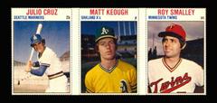 Cruz, Keough, Smalley [Hand Cut Panel] Baseball Cards 1979 Hostess Prices