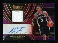 Keldon Johnson [Purple] Basketball Cards 2019 Panini Select Rookie Jersey Autographs Prices