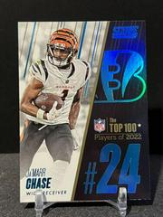 Ja'Marr Chase #24 Football Cards 2023 Panini Score Top 100 Prices