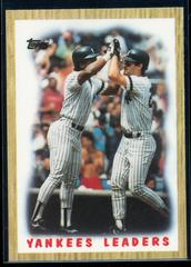 Yankees Leaders Baseball Cards 1987 Topps Tiffany Prices