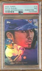 Seiya Suzuki [Rainbow Foil] #10 Baseball Cards 2022 Topps Game Within Game Prices