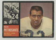 Nick Pietrosante #52 Football Cards 1962 Topps Prices