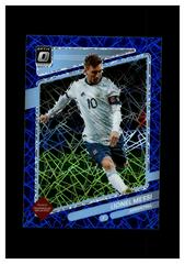 Lionel Messi [Optic Blue Velocity] Soccer Cards 2021 Panini Donruss Road to Qatar Prices