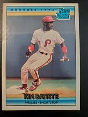 Kim Batiste #402 Baseball Cards 1992 Panini Donruss Rookies Prices