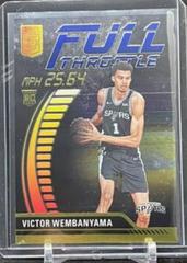 Victor Wembanyama [Blue] #3 Basketball Cards 2023 Donruss Elite Full Throttle Prices