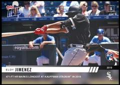 Eloy Jimenez #352 Baseball Cards 2019 Topps Now Prices