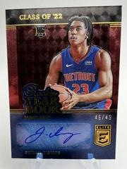 Jaden Ivey [Red] Basketball Cards 2022 Panini Donruss Elite Rookie Yearbook Autographs Prices
