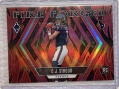 C. J. Stroud [Red] #FF-6 Football Cards 2023 Panini Phoenix Fire Forged Prices