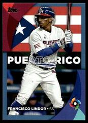Francisco Lindor [Blue] Baseball Cards 2023 Topps World Classic Stars Prices