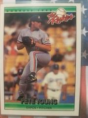 Pete Young #130 Baseball Cards 1992 Panini Donruss Rookies Prices