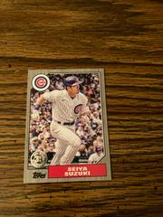 Seiya Suzuki [Black] #87TBU-13 Baseball Cards 2022 Topps Update 1987 Prices
