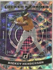 Rickey Henderson [Silver] Baseball Cards 2023 Panini Donruss Locked and Loaded Prices
