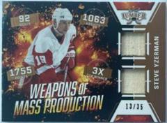 Steve Yzerman [Bronze] #WMP-SY1 Hockey Cards 2021 Leaf Lumber Weapons of Mass Production Prices