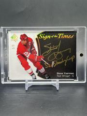 Steve Yzerman Hockey Cards 2021 SP Authentic Sign of the Times Autographs Prices