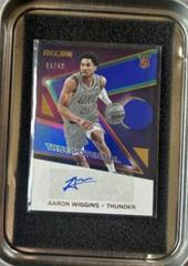 Aaron Wiggins [Blue] Basketball Cards 2021 Panini Recon True Potential Signatures Prices