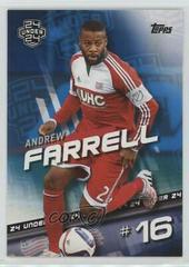 Andrew Farrell [Blue] #172 Soccer Cards 2016 Topps MLS Prices