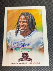Jaylen Waddle [Signature Red] #GK-26 Football Cards 2021 Panini Chronicles Gridiron Kings Prices