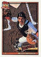 Benny Santiago #760 Baseball Cards 1991 O Pee Chee Prices